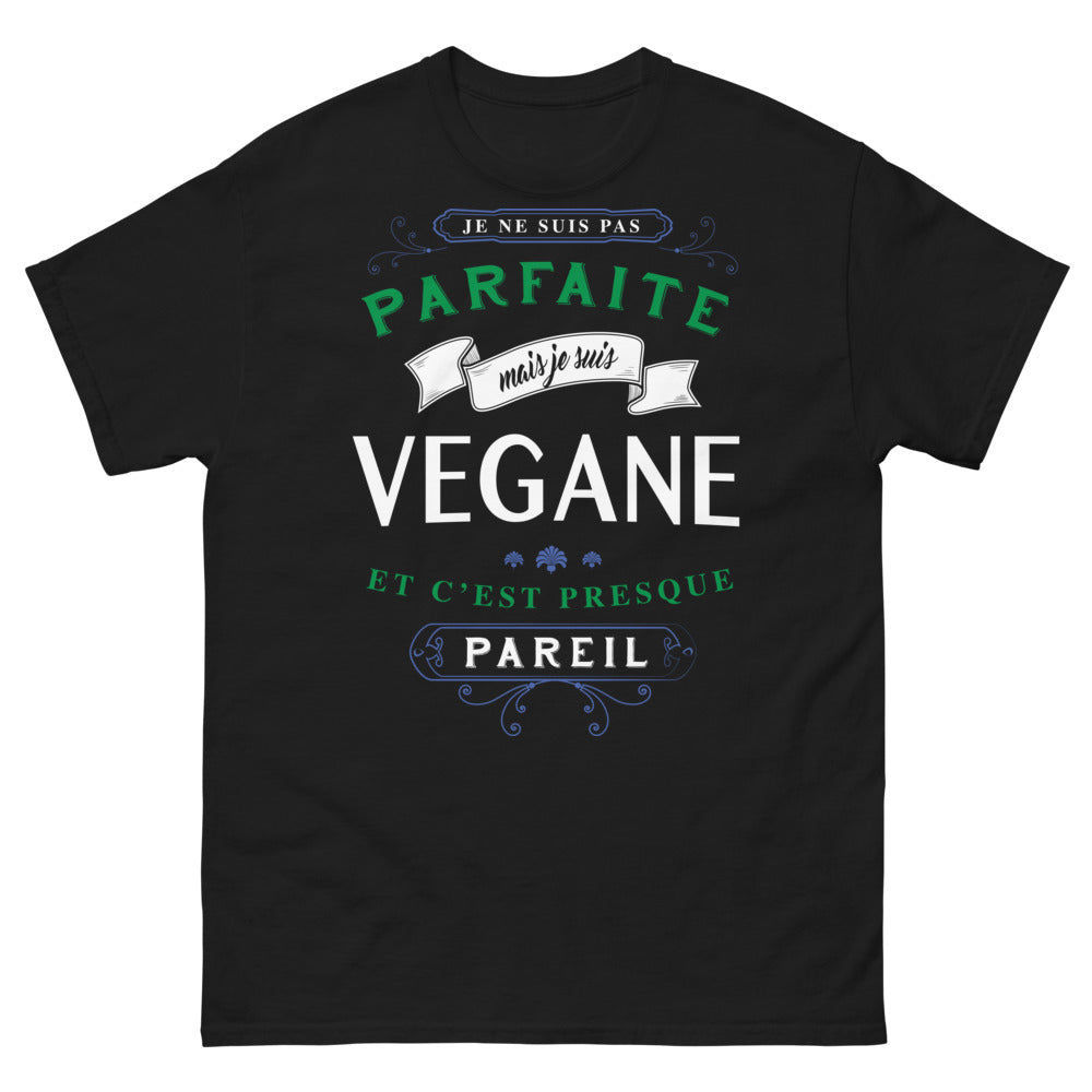 T-shirt végan noir - parfaite mais presque