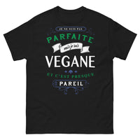 Thumbnail for T-shirt végan noir - parfaite mais presque
