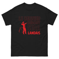 Thumbnail for T-shirt Landes noir - Le Dernier Debout Sera Landais