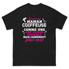 T-shirt Maman coiffeuse noir - maman coiffeuse super cool