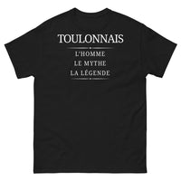 Thumbnail for T-shirt Toulonnais noir - l'homme, le mythe, la légende