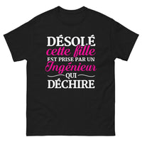 Thumbnail for T-shirt ingénieur noir - ingénieur qui déchire