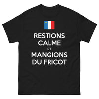 Thumbnail for T-shirt Bretagne noir - fricot breton