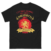 Thumbnail for T-shirt Italie noir - L'ottavo giorno: Dio creò gli poliziotti