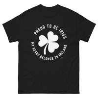Thumbnail for T-shirt Irlande noir - Proud to be Irish