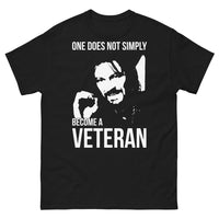 Thumbnail for T-shirt vétéran noir - One Does Not Simply Become a Veteran
