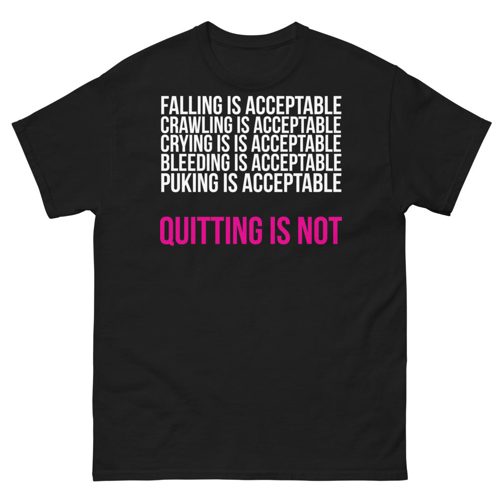 T-shirt Persévérance noir - Persévérance: clé du jour