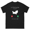 T-shirt Normandie noir - La Normandie m'appelle