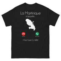 Thumbnail for T-shirt Martinique noir face - La Martinique m'appelle