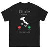 T-shirt Italie noir - L'Italie m'appelle