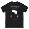 T-shirt Bretagne noir - La Bretagne m'appelle