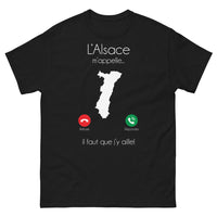 Thumbnail for T-shirt Alsace noir - L'Alsace m'appelle