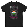 T-shirt Indienne noir - cœur de guerrière et grande gueule