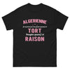 T-shirt Algérienne noir - clin d'œil piquant et fière