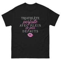 Thumbnail for T-shirt Triathlète noir - défauts charmants