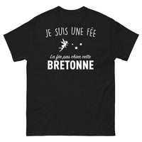 Thumbnail for T-shirt Bretonne noir - fée pas chier