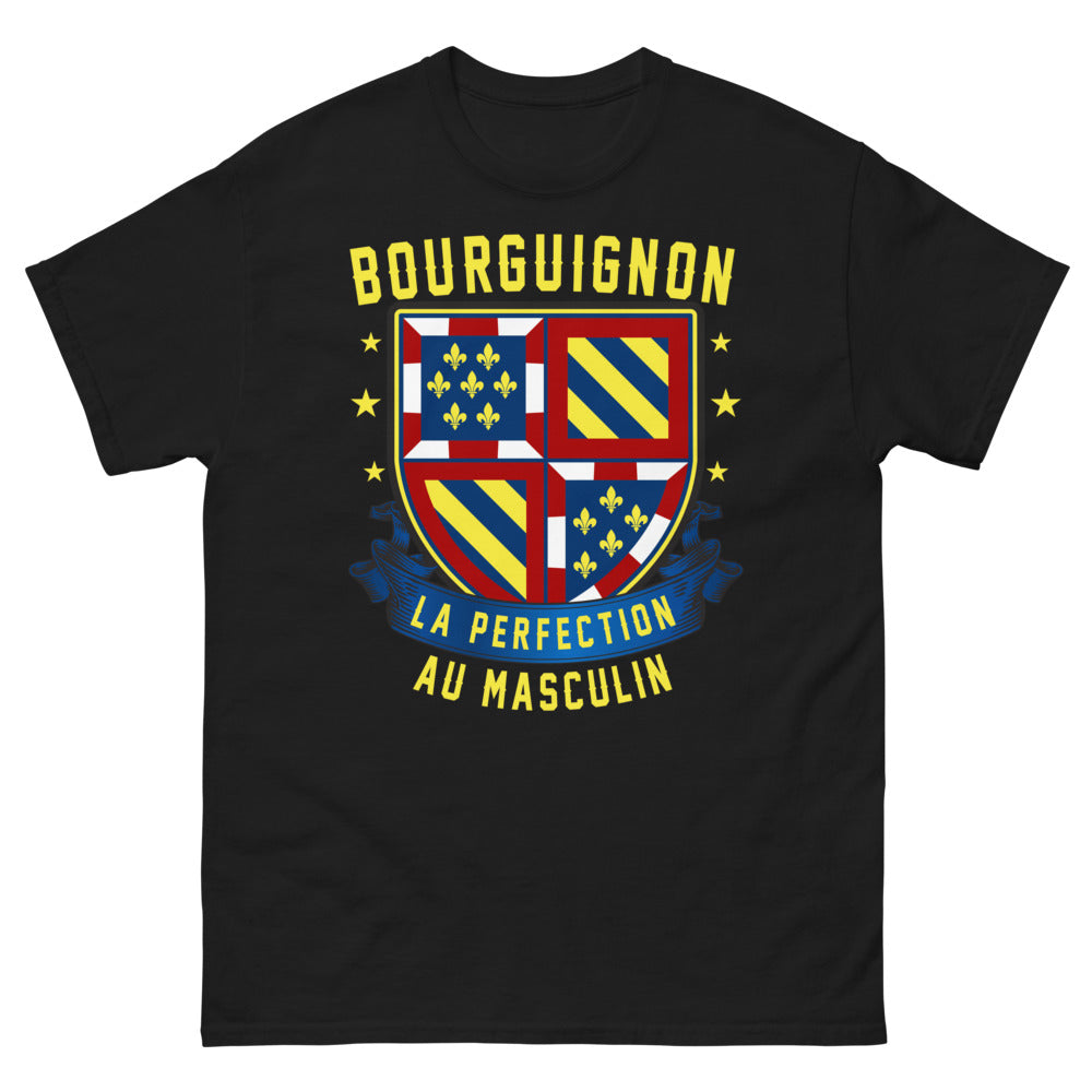 T-shirt Bourgignon noir - La perfection masculine