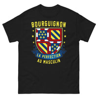 Thumbnail for T-shirt Bourgignon noir - La perfection masculine