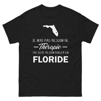 Thumbnail for T-shirt Floride noir - Pas besoin de thérapie