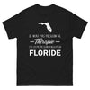 T-shirt Floride noir - Pas besoin de thérapie