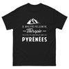 T-shirt Pyrénées noir - Je n'ai pas besoin de thérapie