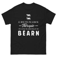 Thumbnail for T-shirt Béarn noir - Je n'ai pas besoin de thérapie