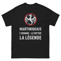 Thumbnail for T-shirt Martiniquais noir - L'homme, le mythe