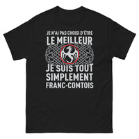 Thumbnail for T-shirt Franc-Comtois noir - clin d'oeil à l'identité locale