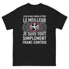 T-shirt Franc-Comtois noir - clin d'oeil à l'identité locale