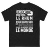 T-shirt Guyanais noir face - Dieu créa le rhum