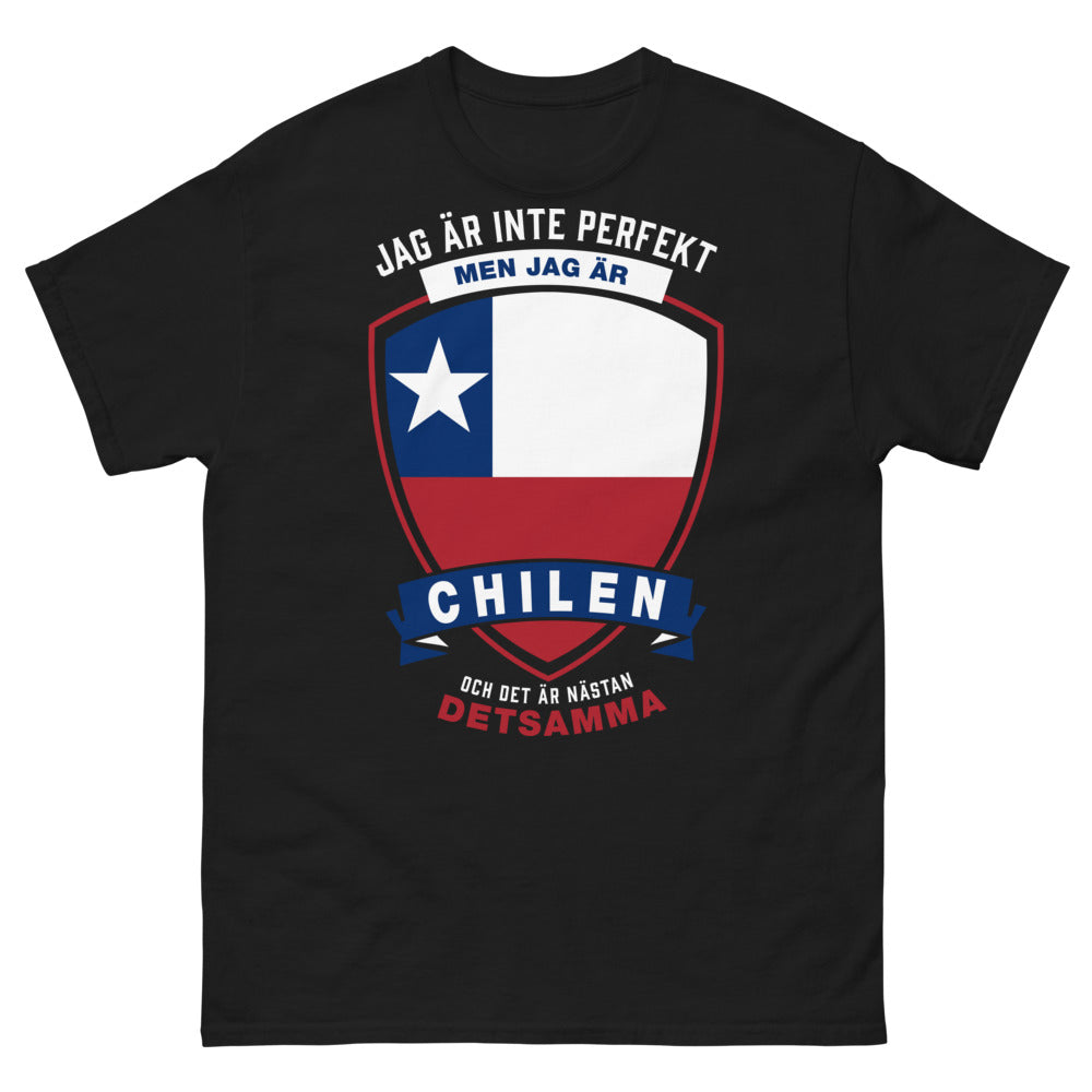 T-shirt chilien noir - fierté et authenticité