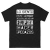 T-shirt Filipinos noir - Lo siento, este hombre ya está pillado