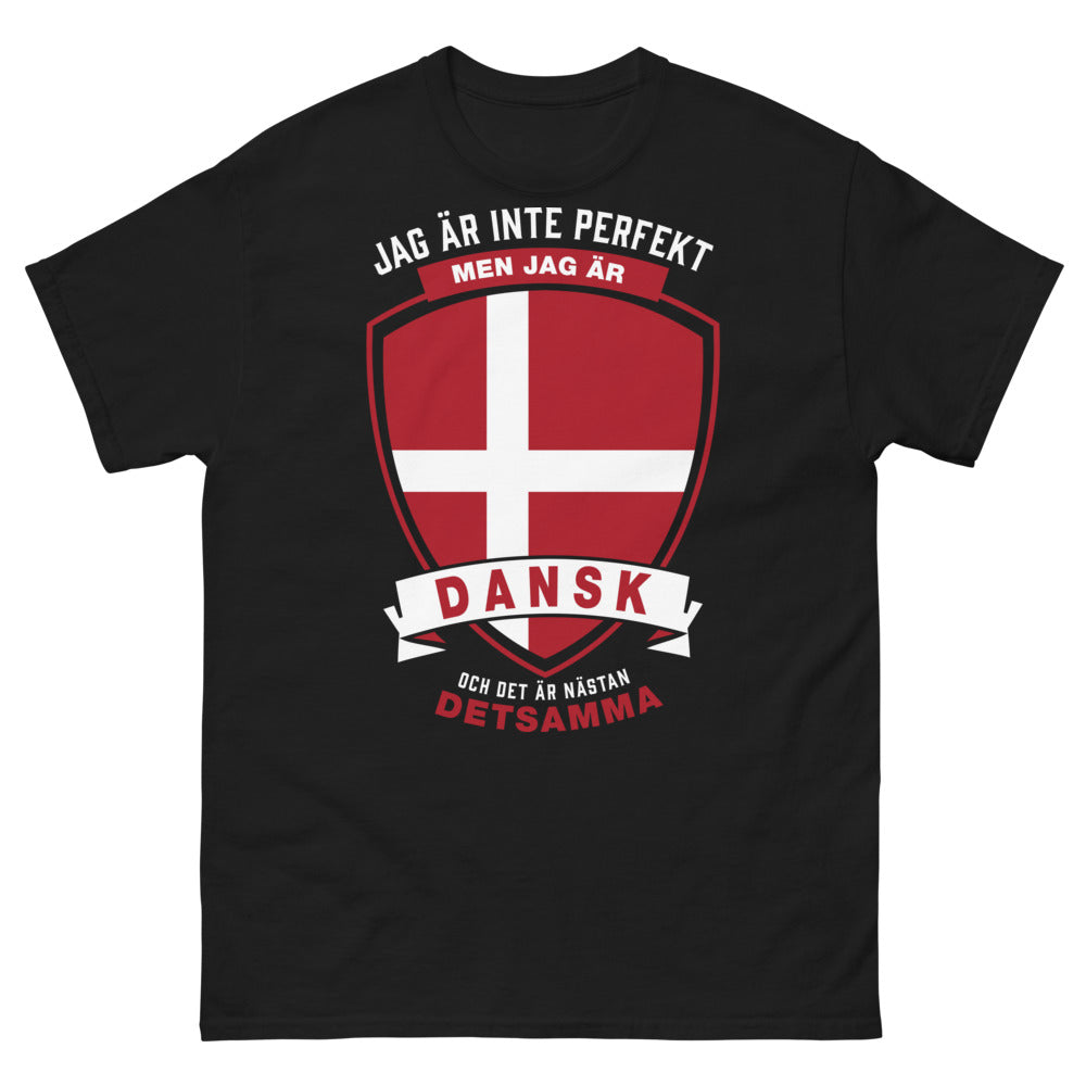T-shirt Danois noir - clin d'œil à mes racines