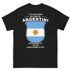 T-Shirt Italia nera - Il giorno in cui Dio creò gli Argentini