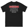 T-shirt Normandie noir - Aucune histoire Bretagne