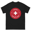 T-shirt Suisse noir - fier et être