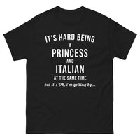 Thumbnail for T-shirt Italie noir - humour royal et fierté italienne