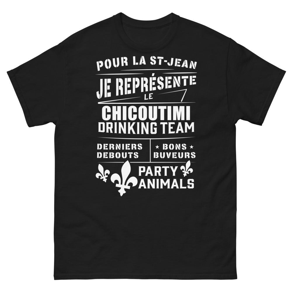 T-shirt Chicoutimi noir - Derniers Debouts