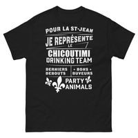 Thumbnail for T-shirt Chicoutimi noir - Derniers Debouts