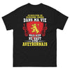 T-shirt Aveyron noir - Fier d'être Aveyronnais