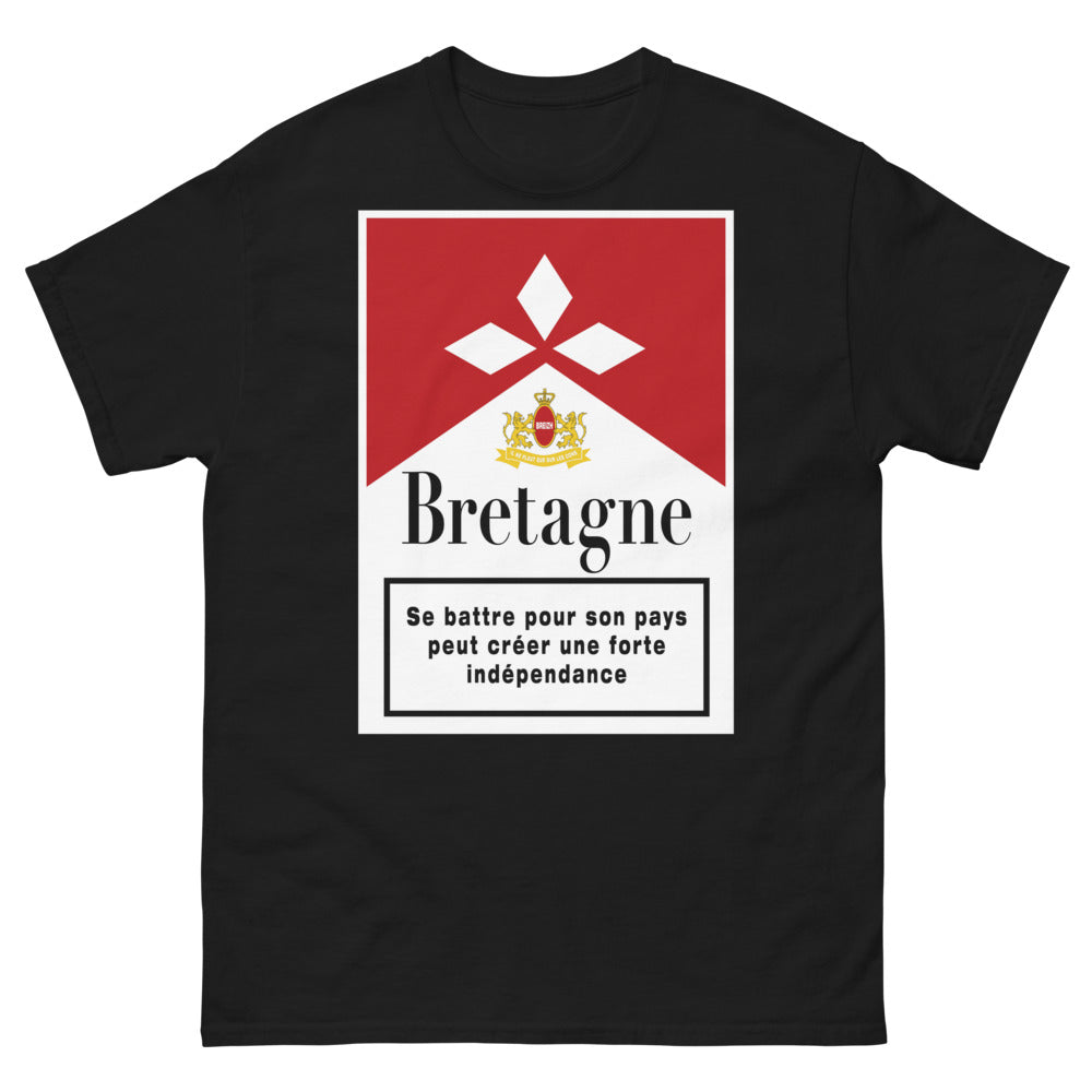 T-shirt Bretagne noir - Fier d'autonomie