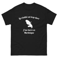 Thumbnail for T-shirt Martinique noir - La réalité est dure