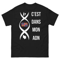 Thumbnail for T-shirt ADN breton noir - fier de mes origines