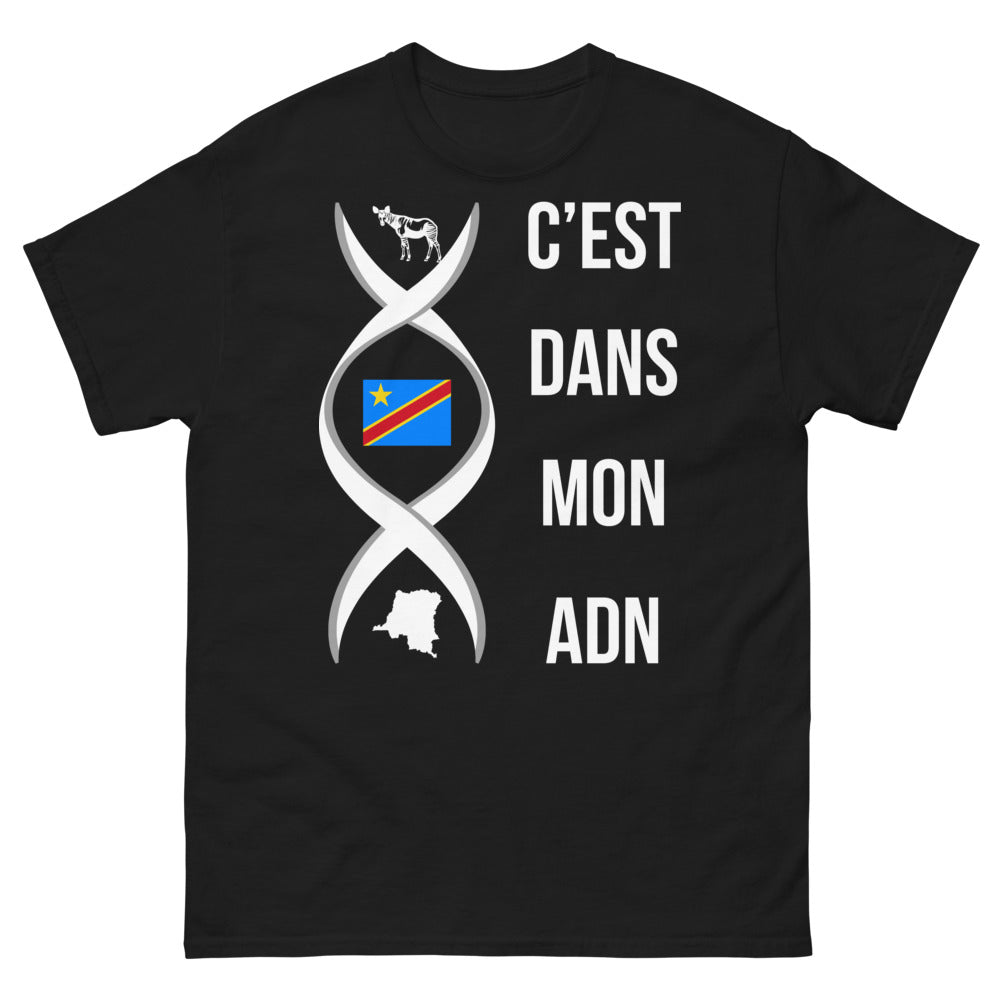 T-shirt Bretagne noir - ADN breton, humour et fierté