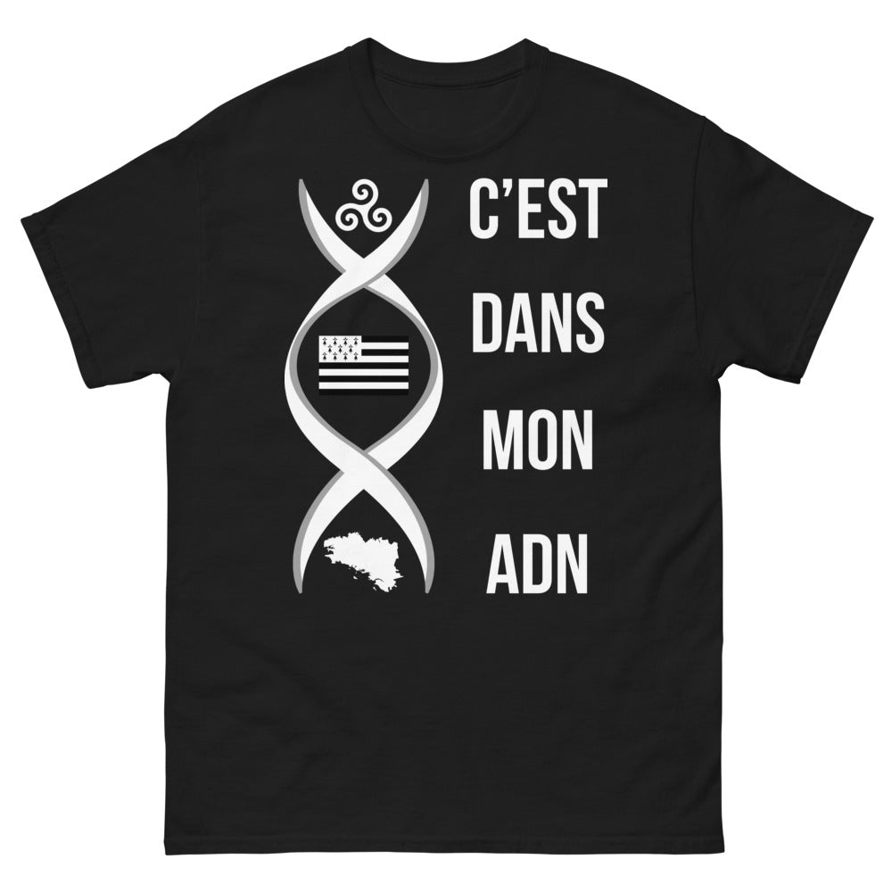 T-shirt Passion Française noir - C'est dans mon ADN