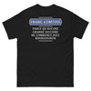 T-shirt Franc-Comtois noir - bourguignon clin d'œil