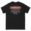 T-shirt Normand noir - grande histoire commence ici