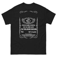 Thumbnail for T-shirt Old No. 1 noir - badge héritage