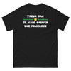 T-shirt geek noir - J'peux pas sauver une princesse