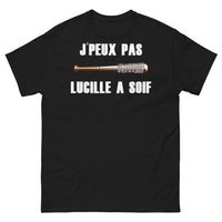Thumbnail for T-shirt Lucille a soif noir - J'peux pas, Lucille a soif